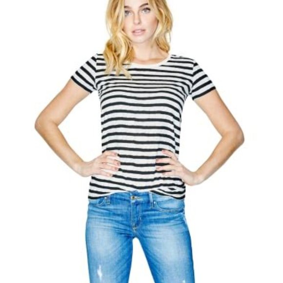 EUC Guess Monietta Striped Top - Size XS - Picture 2 of 6